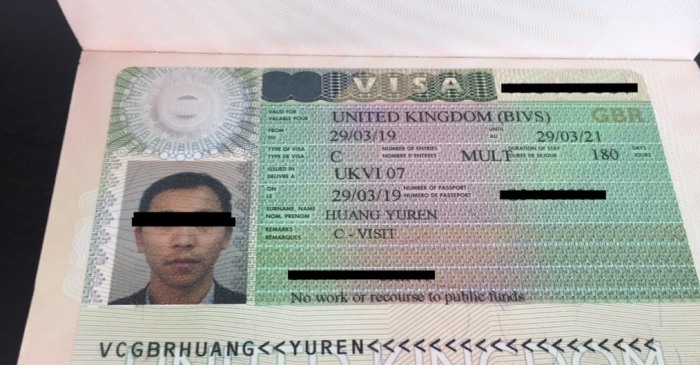 英國學生簽證